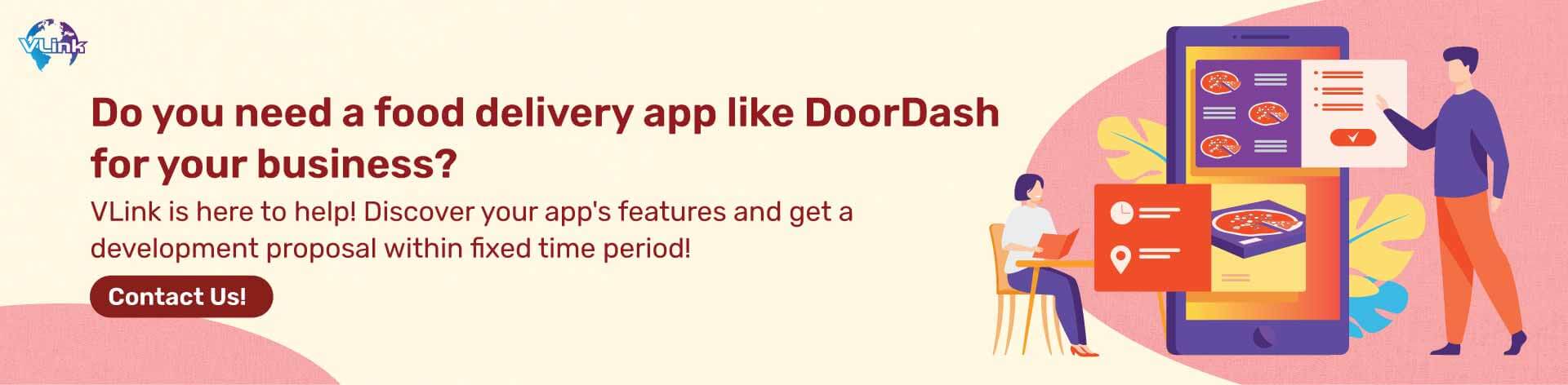 Develop an App like DoorDash-cta
