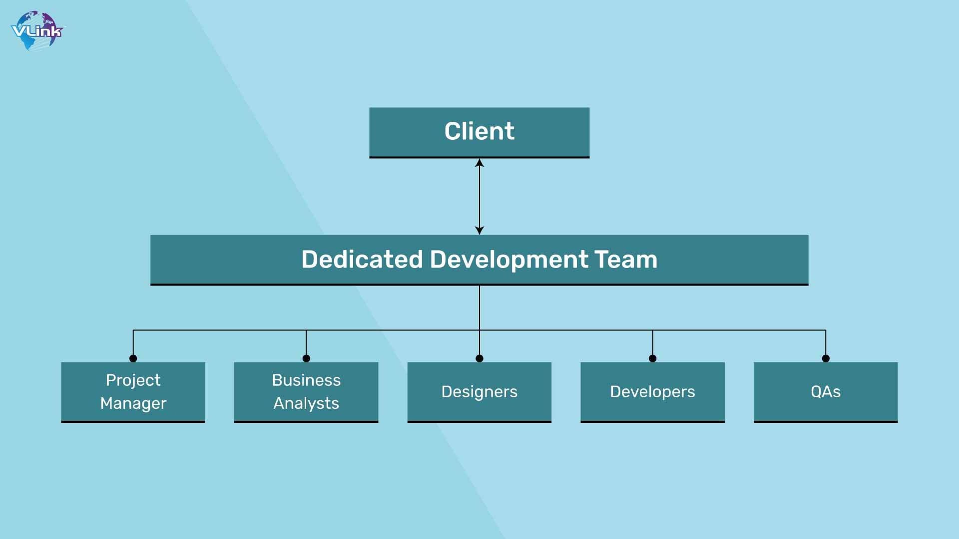 Structure of a dedicated development team