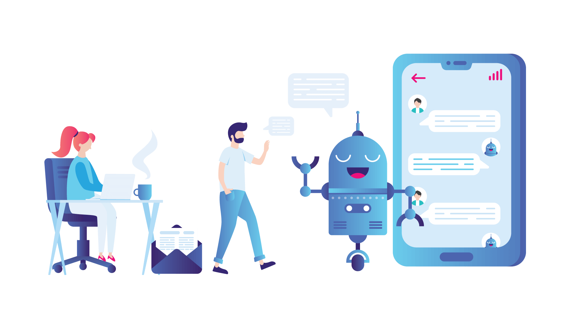 Create AI Chatbot for Customer Management | Benefits & Integration | Vlink